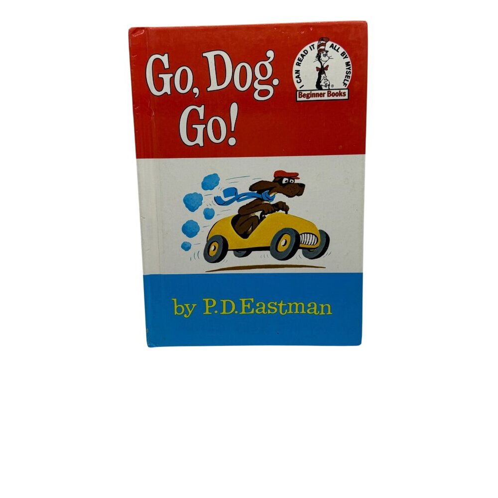 Go Dog Go By P.D. Eastman Hardcover Beginner Books Edition 1961 Storybook